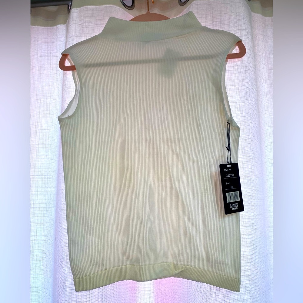 RAINBOW MOCK NECK TANK TOP